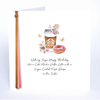 Ribbons & Roses Café Mocha Vodka Latte Birthday Card