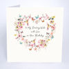 Beija-Flor Darling Wife Birthday Card