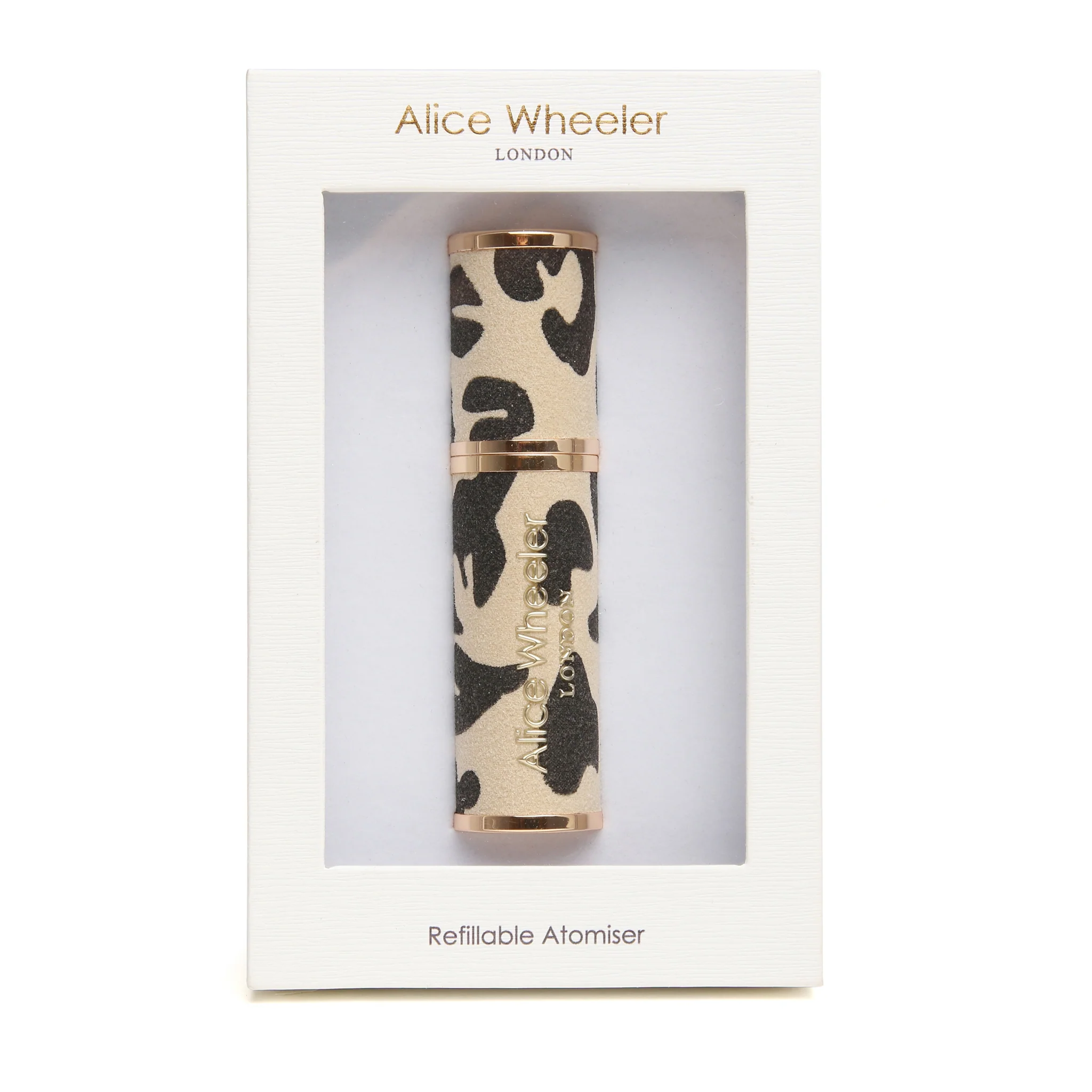 Alice Wheeler Leopard Refillable Atomiser