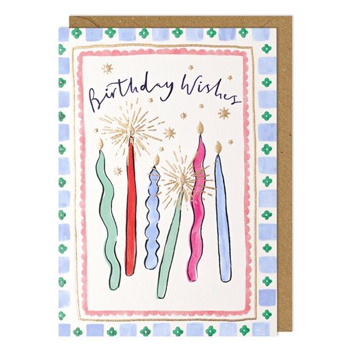 Genevieve Happy Birthday Candles Card - More Than Just a Gift | Narborough Hall