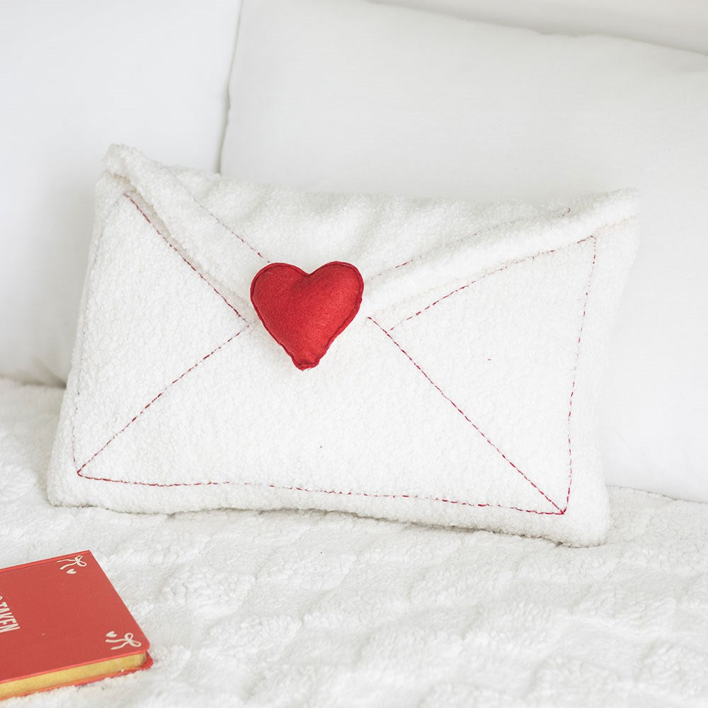 Love Letter Boucle Cushion - More Than Just a Gift | Narborough Hall