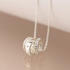 POM Silver Plated Triple Mini Crystal Rings Necklace - More Than Just a Gift | Narborough Hall