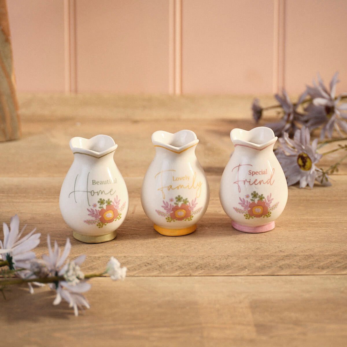 Ditsy Floral Mini Ceramic Vase Collection - More Than Just a Gift | Narborough Hall