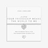 Joma A Little Your Friendship Means The World To Me Bracelet