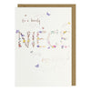 Lemon Sorbet Lovely Niece Birthday Card