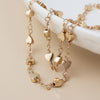 POM Golden Multi Heart Station Necklace - More Than Just a Gift | Narborough Hall