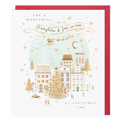 Cinnamon Skies Daughter & Son-In-Law Christmas Card