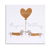 So Golden Daughter & Son-In-Law Wedding Card