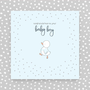 Congratulations On Your Baby Boy Card - More Than Just a Gift | Narborough Hall