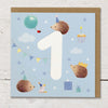 Ginger Betty By Numbers Blue Age 1 Card - More Than Just a Gift | Narborough Hall