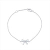 Sterling Silver CZ Bow Bracelet - More Than Just a Gift | Narborough Hall