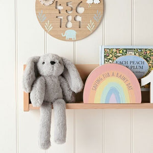 Theo The Plush Long Leg Grey Bunny 35cm - More Than Just a Gift | Narborough Hall