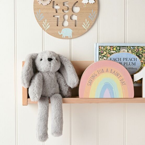 Theo The Plush Long Leg Grey Bunny 35cm - More Than Just a Gift | Narborough Hall