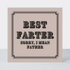 Vintage Icon Best Farter Card