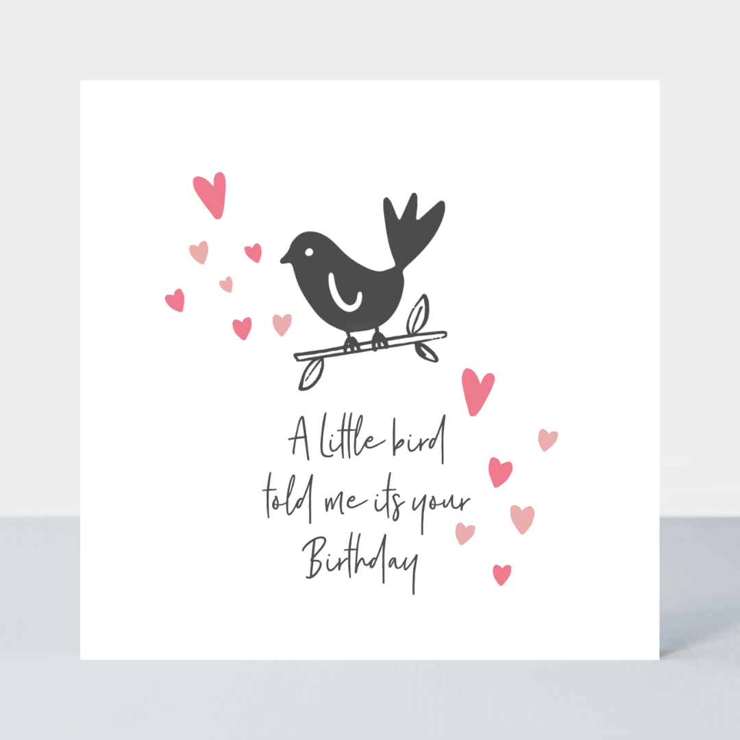 Sweet Little Words Little Bird Birthday Card