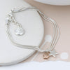 POM Triple Chain Bracelet with Rose Gold & Silver Stars - More Than Just a Gift | Narborough Hall