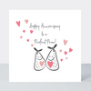 Sweet Little Words Anniversary to a Perfect Pear Card