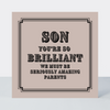 Vintage Icon Brilliant Son Card