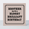 Vintage Icon Brother Birthday Card - More Than Just a Gift | Narborough Hall