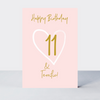 Wonderful You Age 11 Card - Foil - More Than Just a Gift | Narborough Hall