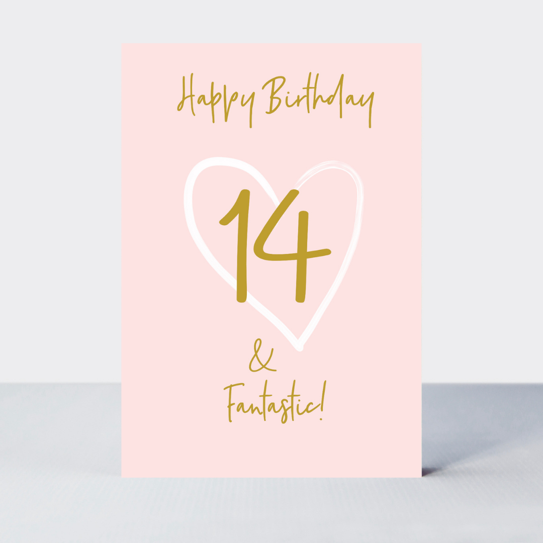 Wonderful You Age 14 Card - Foil - More Than Just a Gift | Narborough Hall