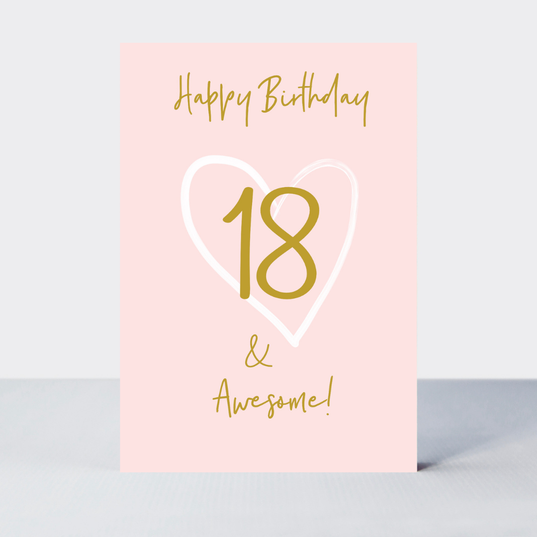 Wonderful You Age 18 Card - Foil - More Than Just a Gift | Narborough Hall