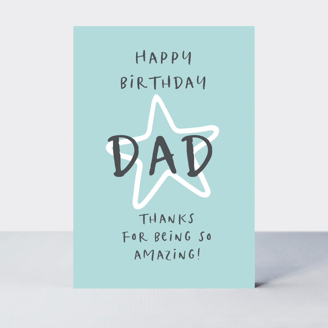 Wonderful You Amazing Dad Birthday Card - More Than Just a Gift | Narborough Hall