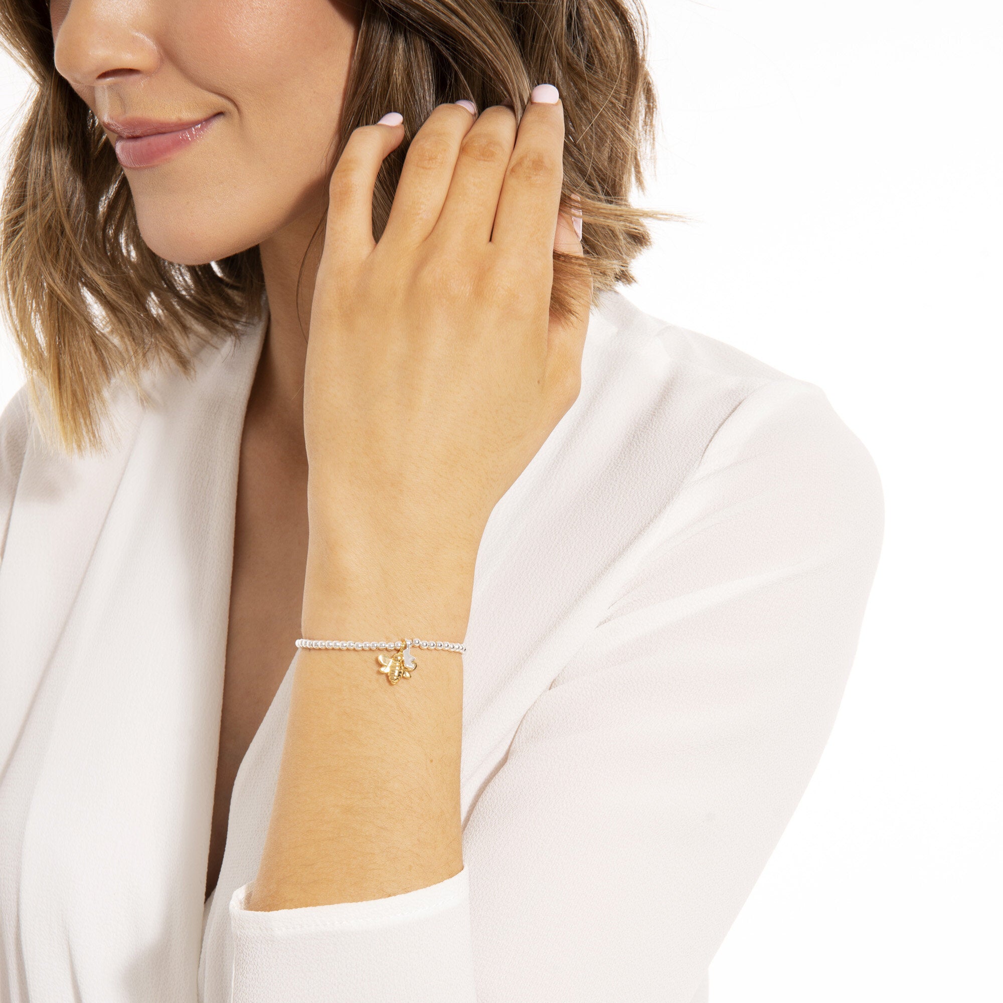 Joma Jewellery a little Queen Bee Bracelet - bee and crown - More Than Just a Gift | Narborough Hall