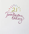 Mimosa Happy 21st Birthday Card - More Than Just a Gift | Narborough Hall