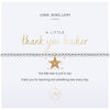 Joma a little Thank You Teacher Bracelet - star | More Than Just A Gift