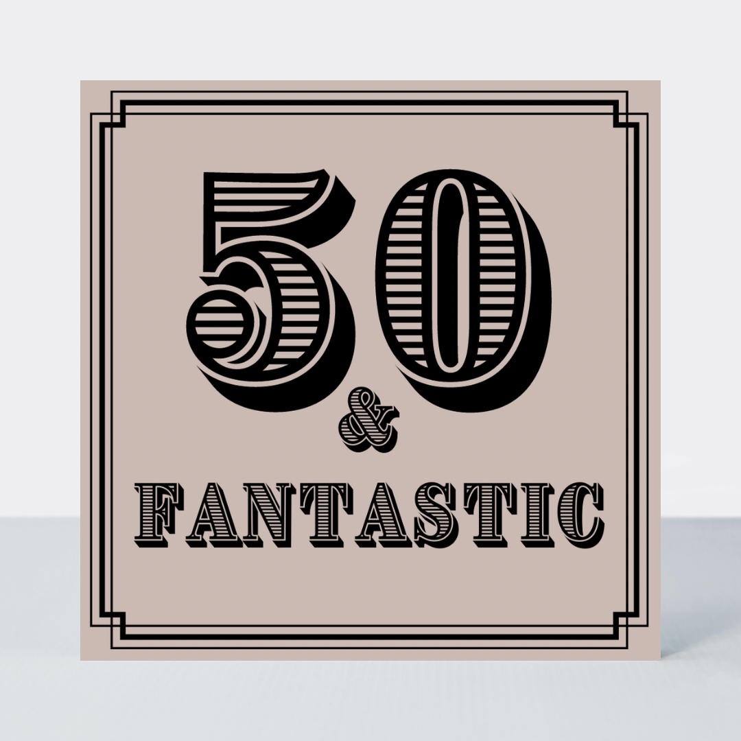 Vintage Icon 50 Fantastic Card - More Than Just a Gift | Narborough Hall