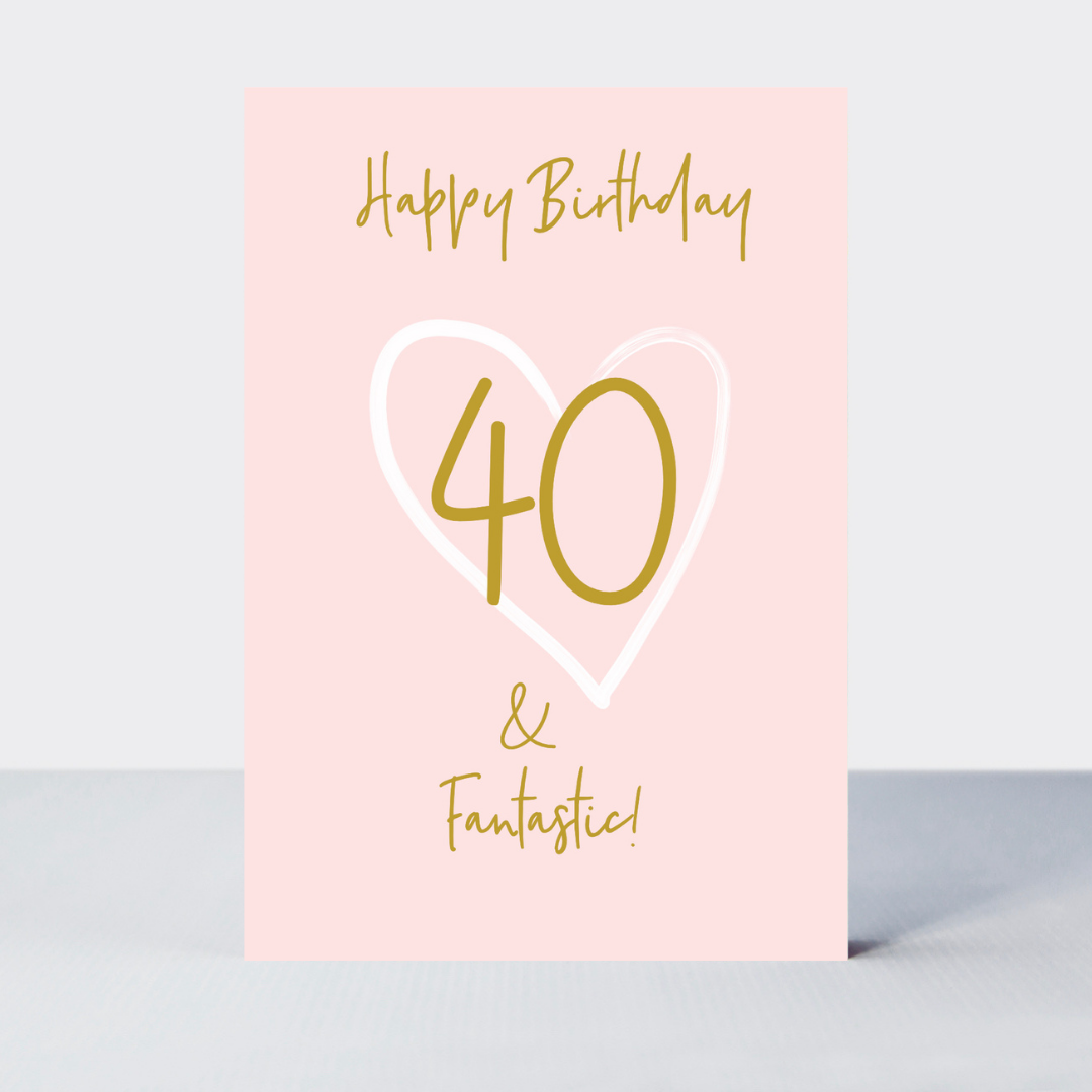 Wonderful You Age 40 Card - Foil - More Than Just a Gift | Narborough Hall
