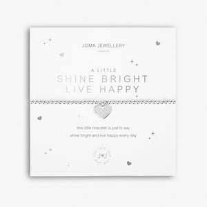 Joma Jewellery A Little 'Shine Bright - Live Happy' Bracelet | More Than Just A Gift