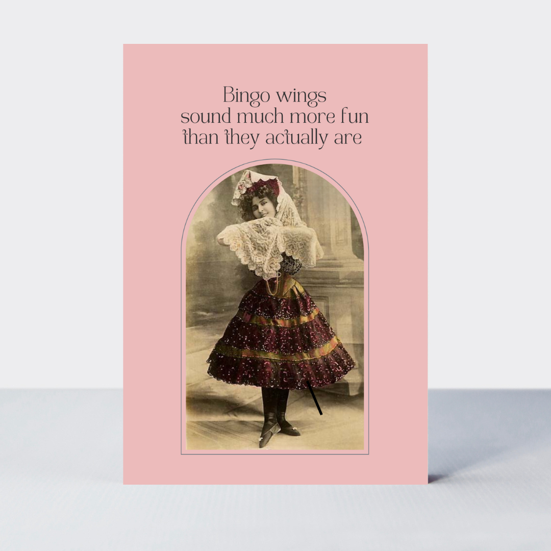 Fondant Fancies Bingo Wings Card