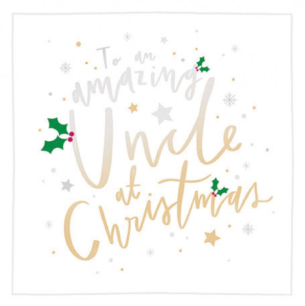 Paperlink Amazing Uncle Christmas Card