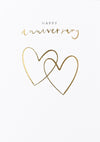 Happy Anniversary Two Hearts Card - More Than Just a Gift | Narborough Hall
