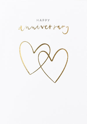Happy Anniversary Two Hearts Card - More Than Just a Gift | Narborough Hall