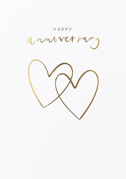 Happy Anniversary Two Hearts Card - More Than Just a Gift | Narborough Hall