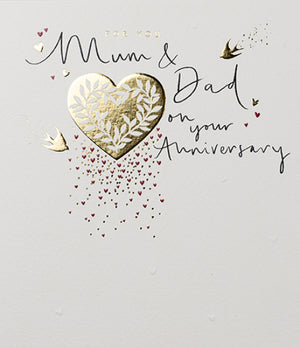 Reflections Mum and Dad Anniversary Card - More Than Just a Gift | Narborough Hall