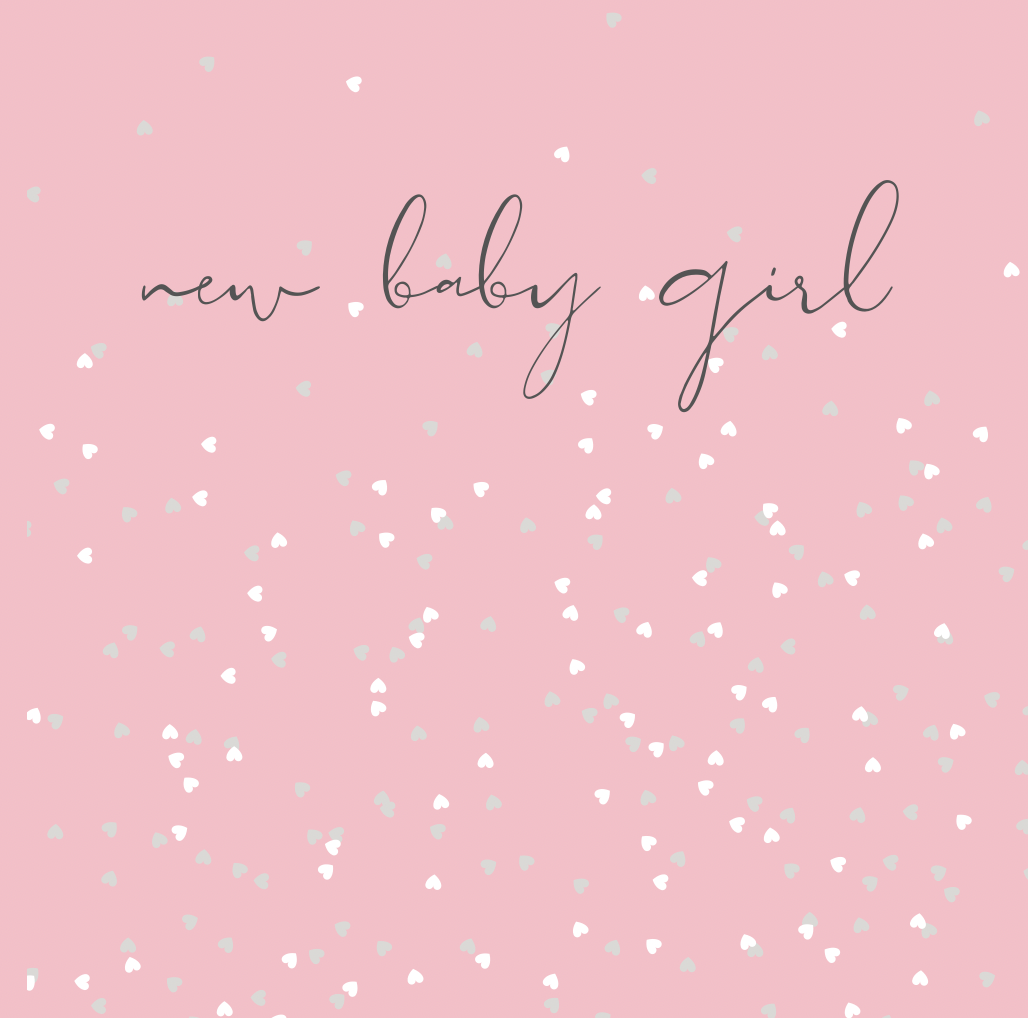 Something Simple New Baby Girl Card - More Than Just a Gift | Narborough Hall