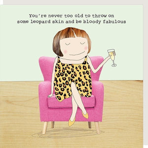 Rosie Made A Thing Leopard Skin Card - More Than Just a Gift | Narborough Hall