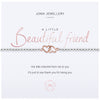 Joma Jewellery A Little Beautiful Friend Bracelet - Rose Gold Hearts - More Than Just a Gift | Narborough Hall