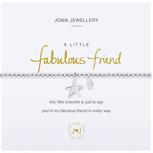 Joma Jewellery a little Fabulous Friend Bracelet - star - More Than Just a Gift | Narborough Hall