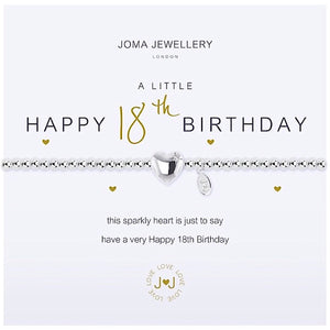 Joma Jewellery A Little Happy 18th Birthday Bracelet - More Than Just a Gift | Narborough Hall
