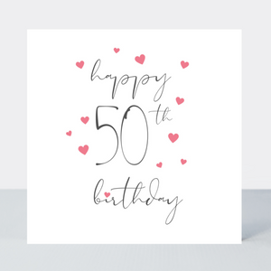 Something Simple 50th Birthday Card - More Than Just a Gift | Narborough Hall