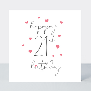 Something Simple 21st Birthday Card - More Than Just a Gift | Narborough Hall