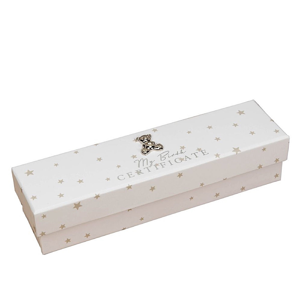 Bambino White Teddy Bear Birth Certificate Holder - More Than Just a Gift | Narborough Hall