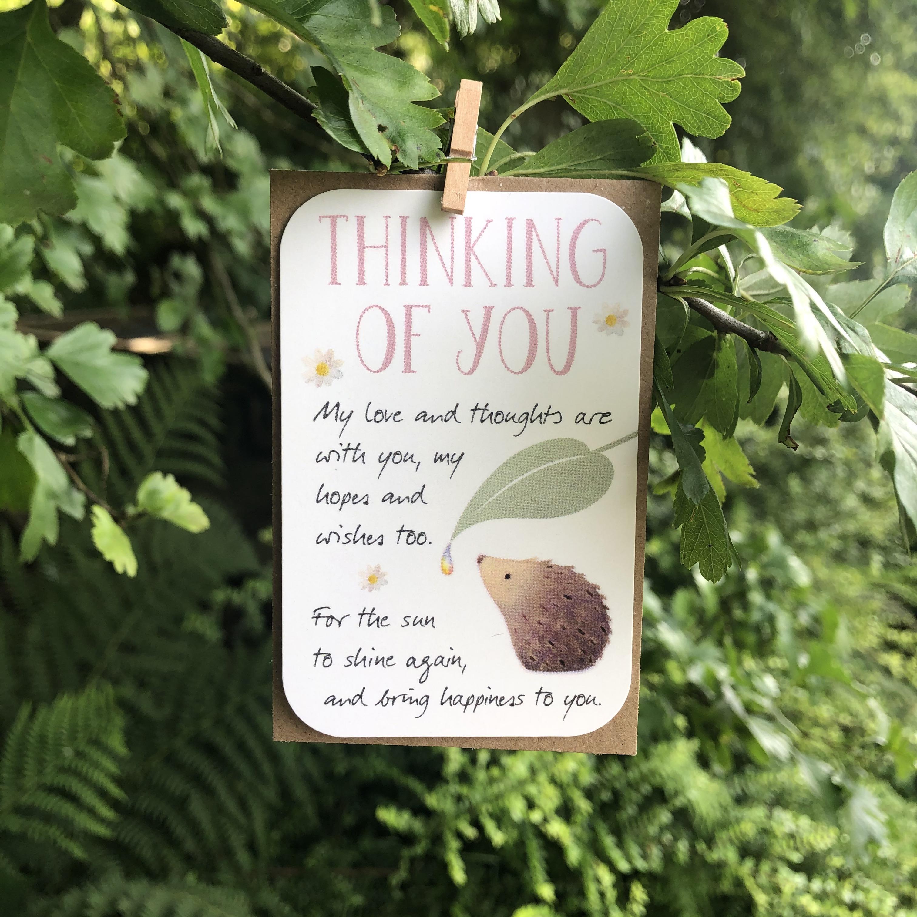 Ginger Betty Thinking of You Keepsake Wallet Card - More Than Just a Gift | Narborough Hall