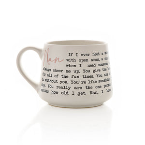 Moments Stoneware Mug - Nan - More Than Just a Gift | Narborough Hall