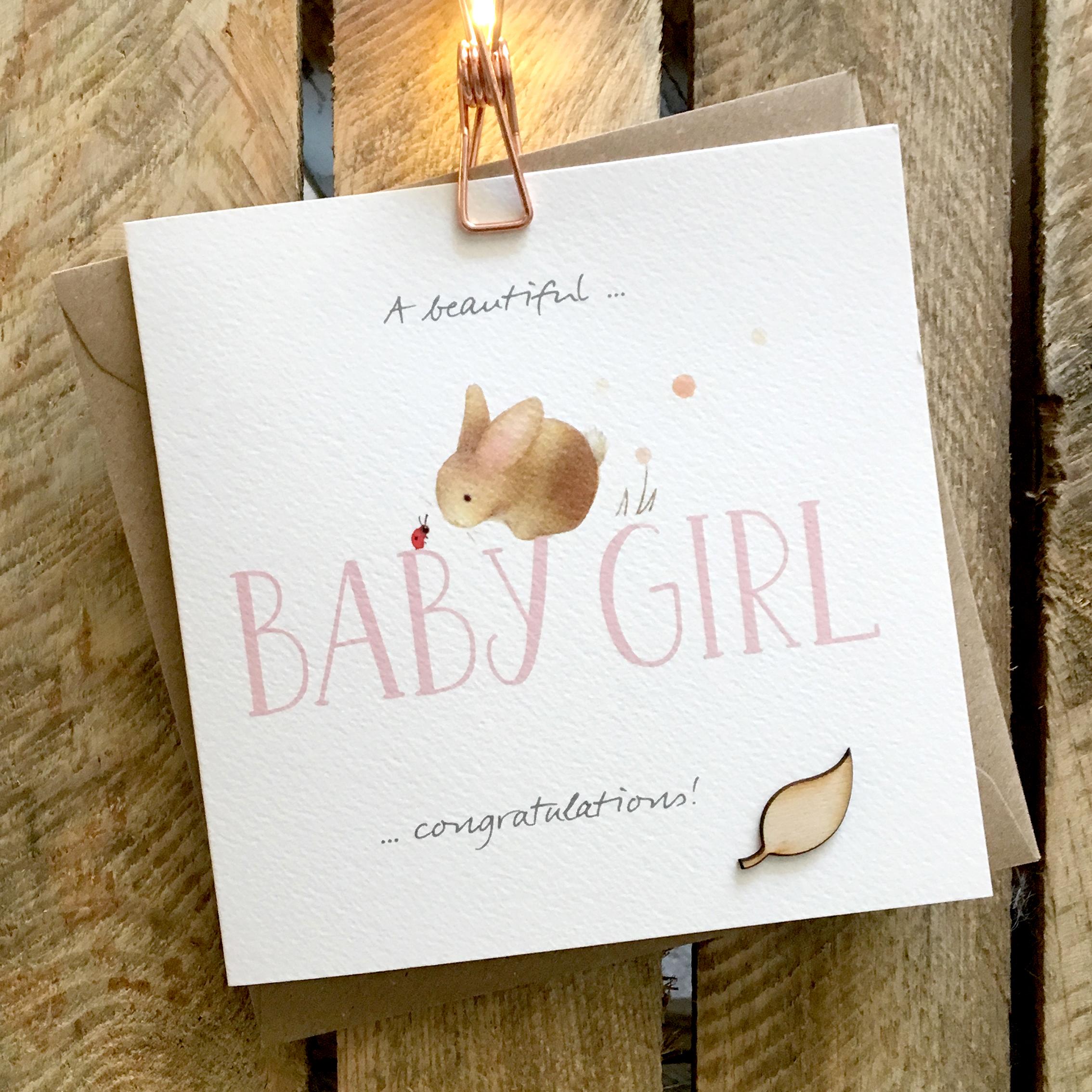 Ginger Betty Baby Girl Card - More Than Just a Gift | Narborough Hall